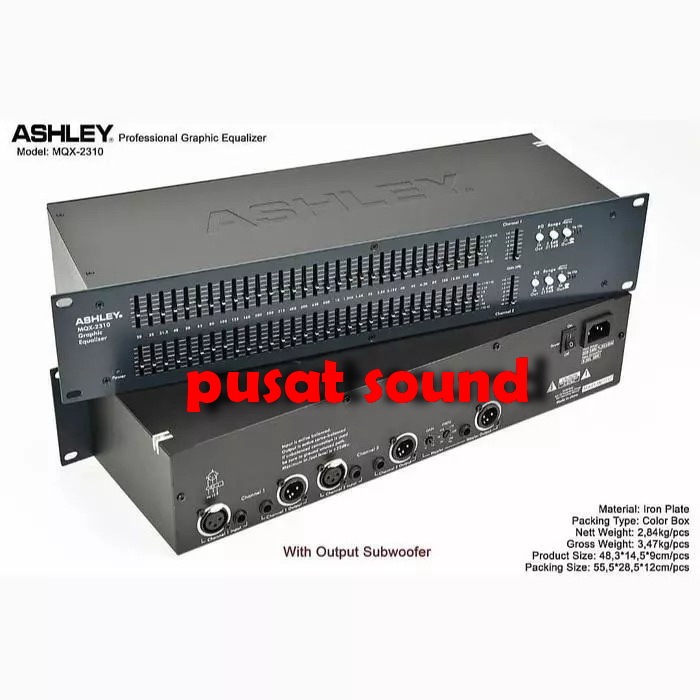 Equalizer Ashley MQX 2310 Subwoofer Original