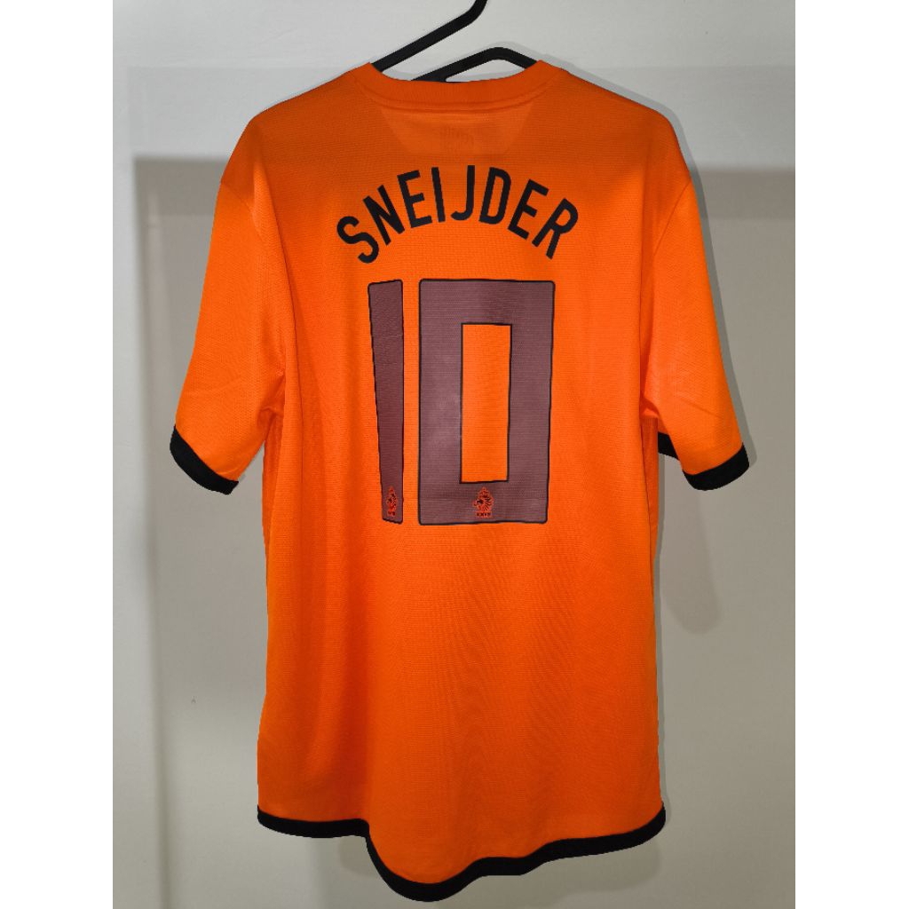 JERSEY BELANDA HOME 2012 SNEIJDER (L) ORIGINAL BAJU BOLA ASLI NETHERLANDS RARE LANGKA BNWT BARU VINT