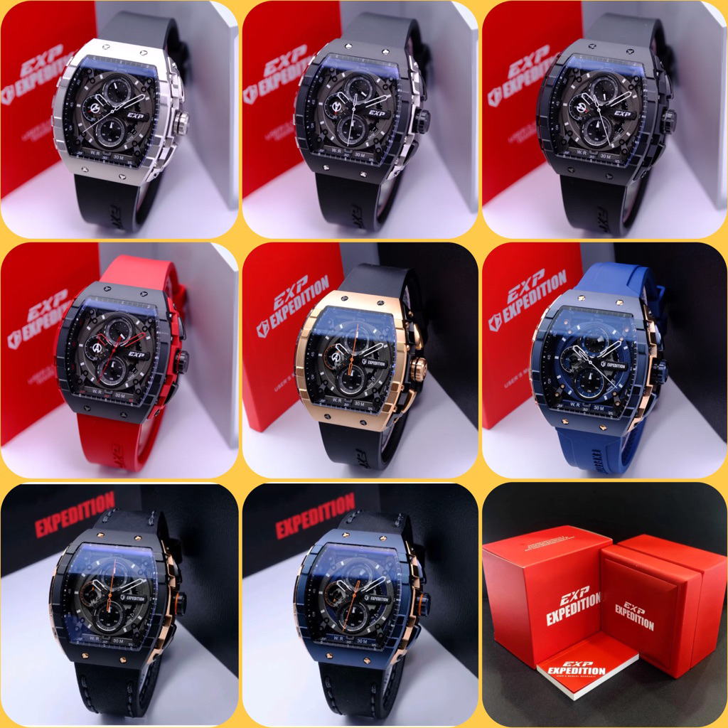 JAM TANGAN PRIA EXPEDITION E 6782 M / E6782 / 6782 ORIGINAL CHRONOGRAPH GARANSI RESMI 1 TAHUN