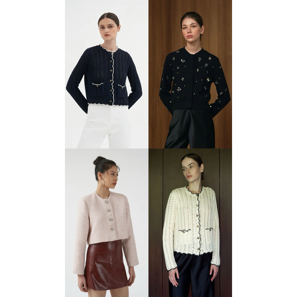 [ Ready ] DUMA - Lumi Tweed, Positano, Huang, Ariel, Izora Cardigan
