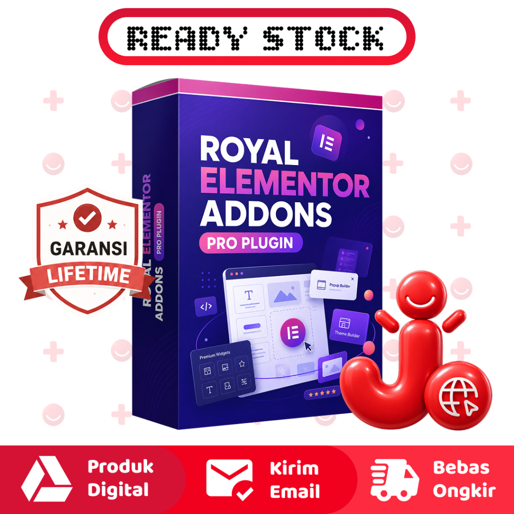 ROYAL ADDONS ELEMENTOR PRO - Add On Terlengkap untuk Elementor Wordpress Lifetime