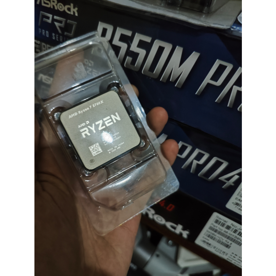 (Paketan) Motherboard Asrock B550 Pro4 dan CPU AMD Ryzen 7 5700X Tray