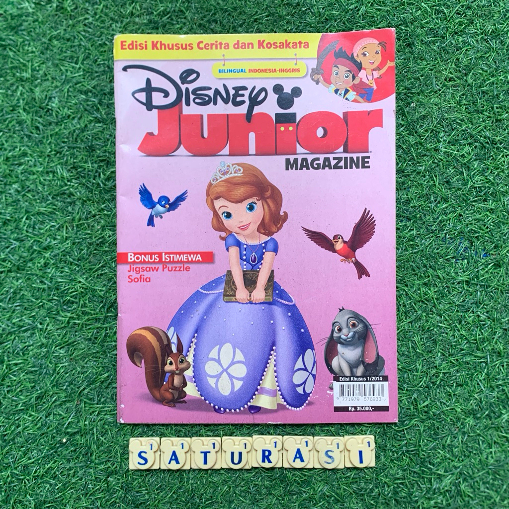 (Saturasi Preloved) Majalah Disney Junior (Bilingual) - Buku Cerita Anak