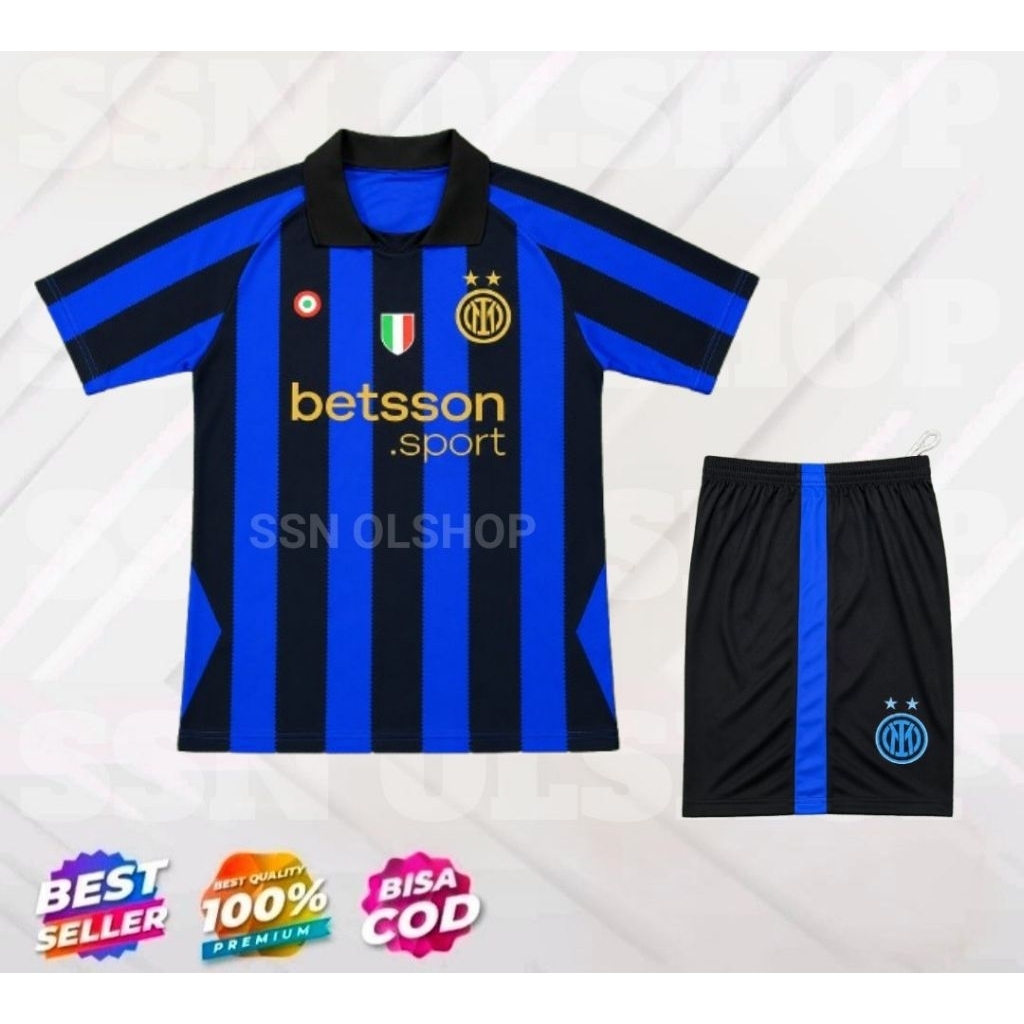 jersey inter milan terbaru home (biru) 2026 setelan baju bola dewasa inter milan home terbaru 2026 2