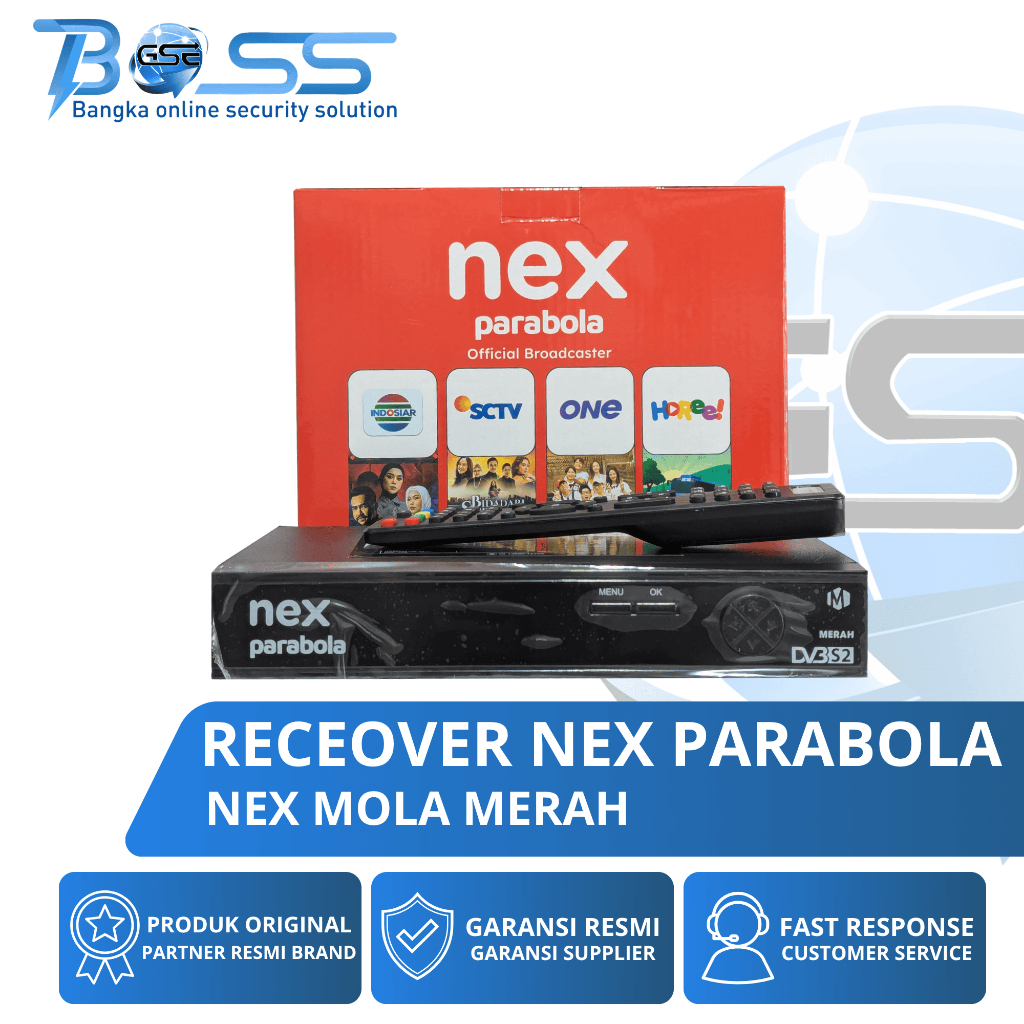 Receiver Nex Parabola Mola Merah