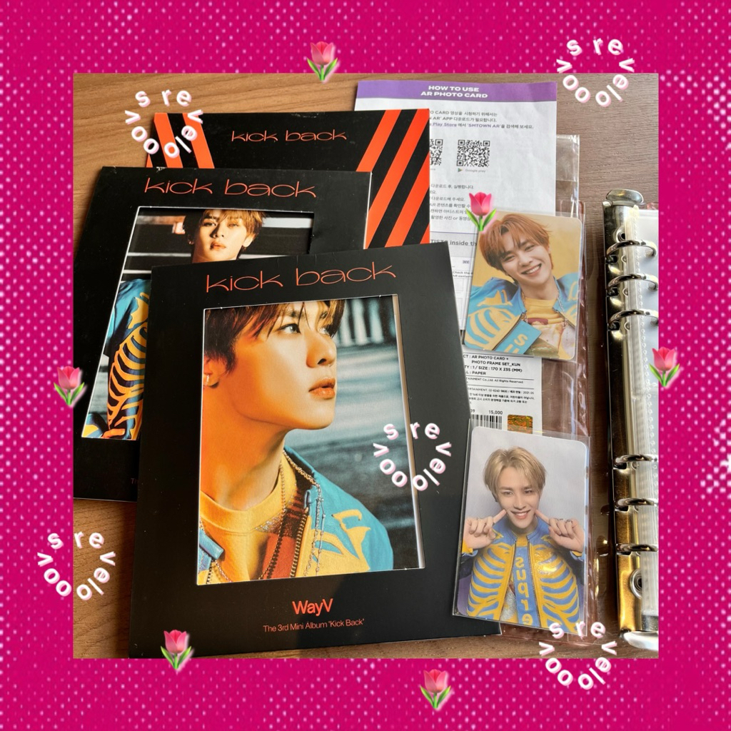SUS WAYV kun kick back ar photocard fullset unsealed