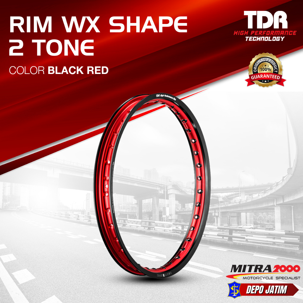 Velg TDR Rims WX Shape 2 Tone