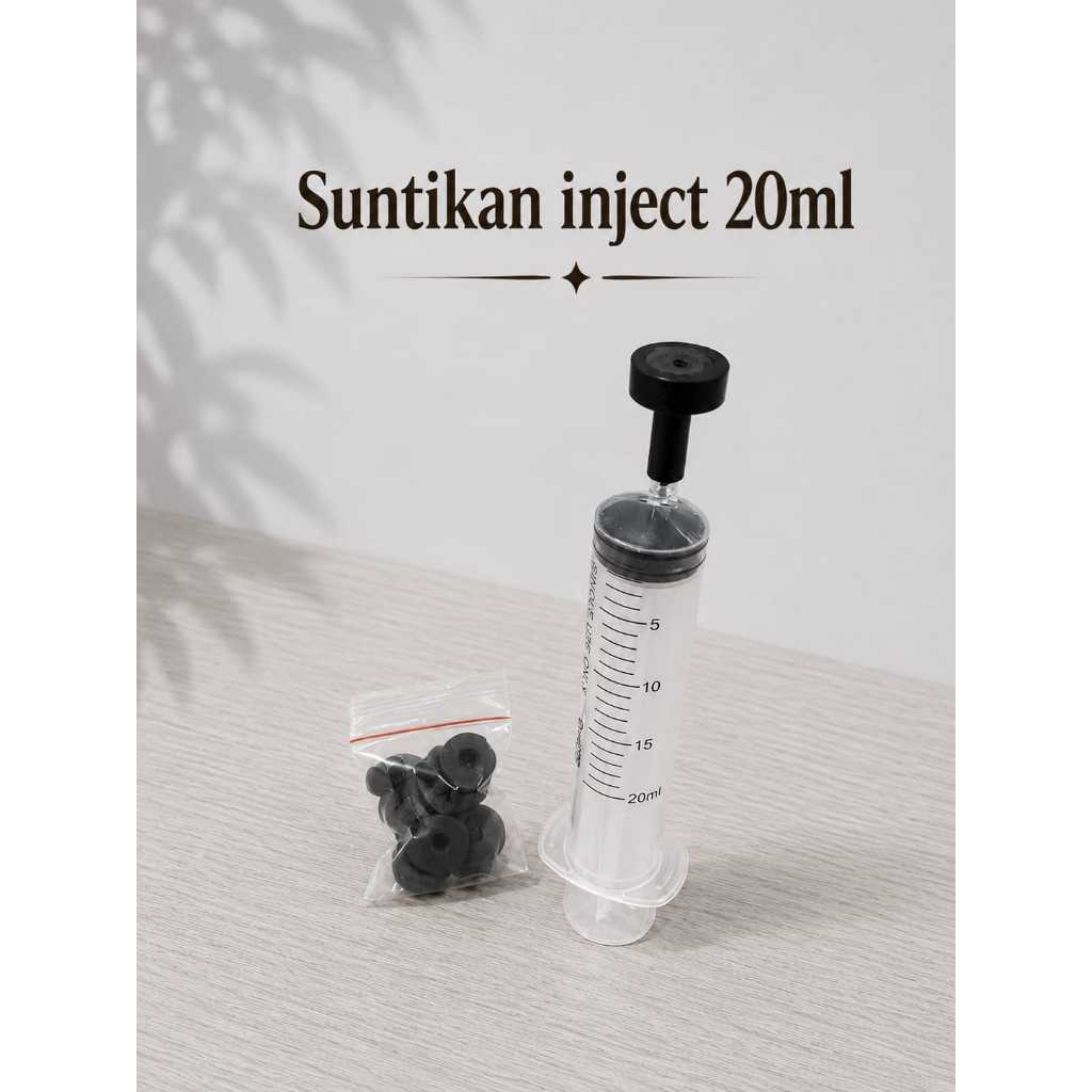 Suntikan inject 20ml/Suntikan untuk botol press