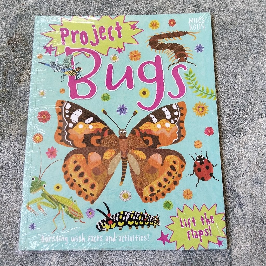buku Miles Kelly bugs, lift the flap