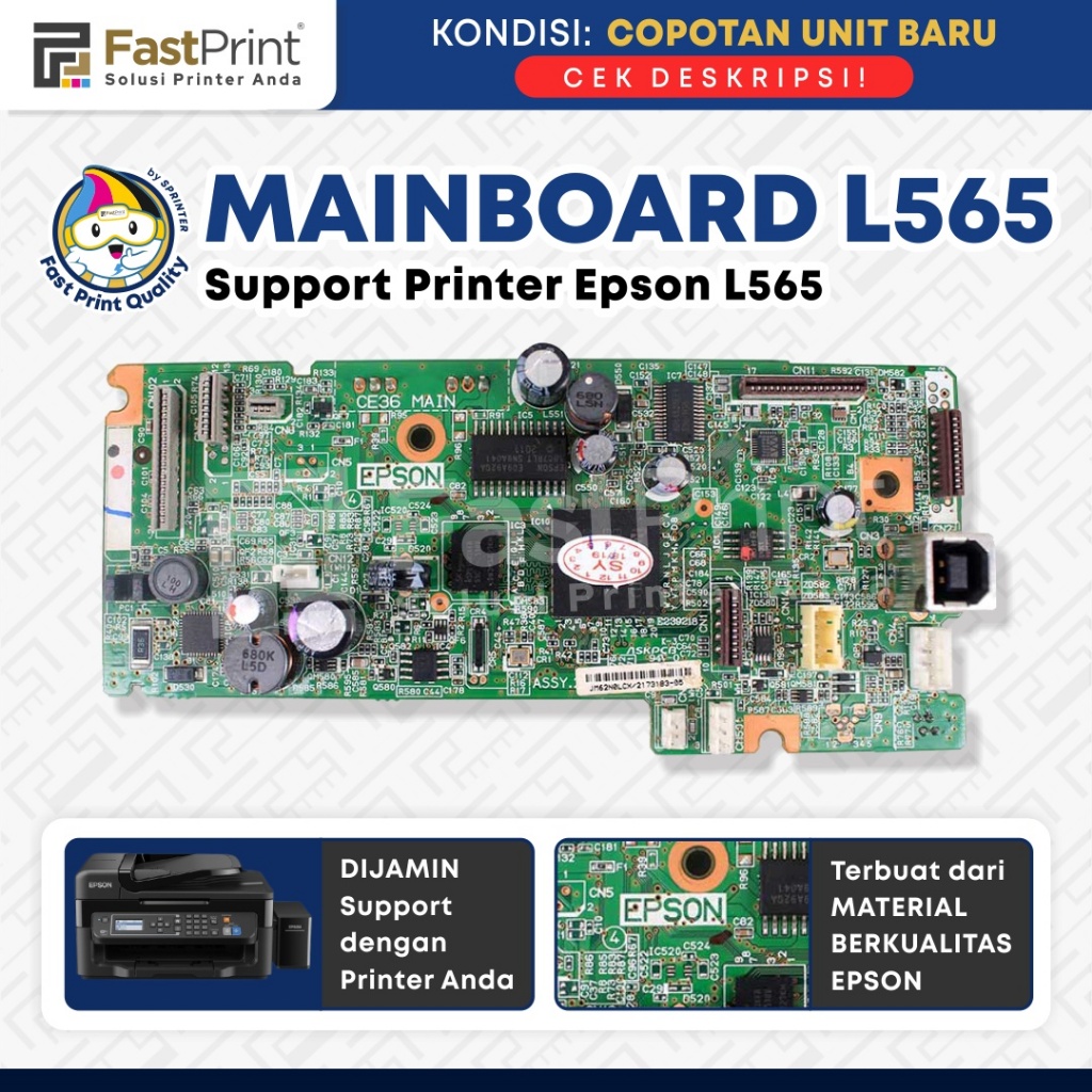 Mainboard Motherboard Board Printer Epson L565