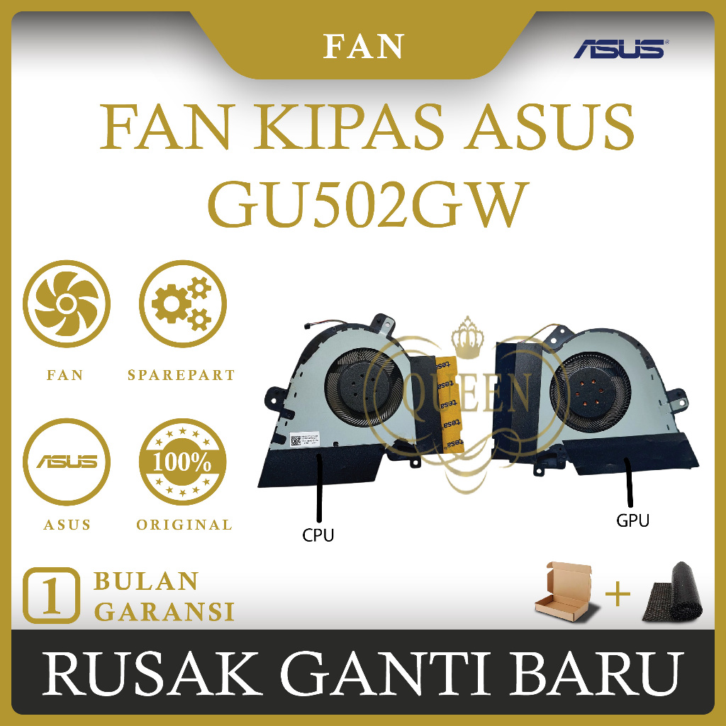 FAN KIPAS LAPTOP  ASUS ROG Zephyrus GU502 ORIGINAL