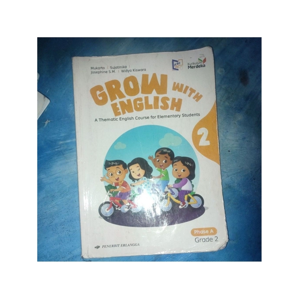 BUKU GROW WITH ENGLISH KELAS 2 SD KURIKULUM MERDEKA / Grow with English