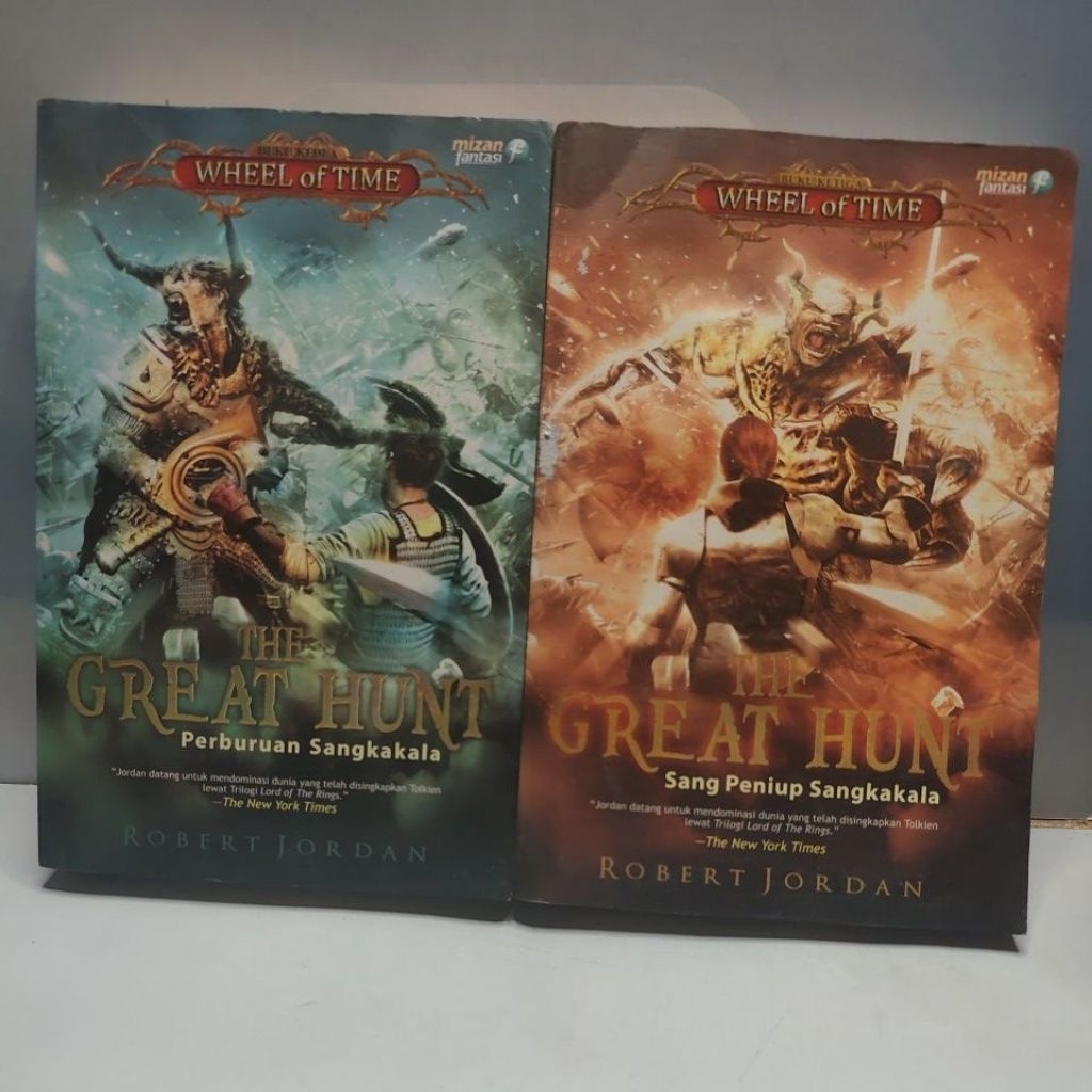 Novel Fantasi Wheel of time the Great Hunt Karya Robert Jordan Original