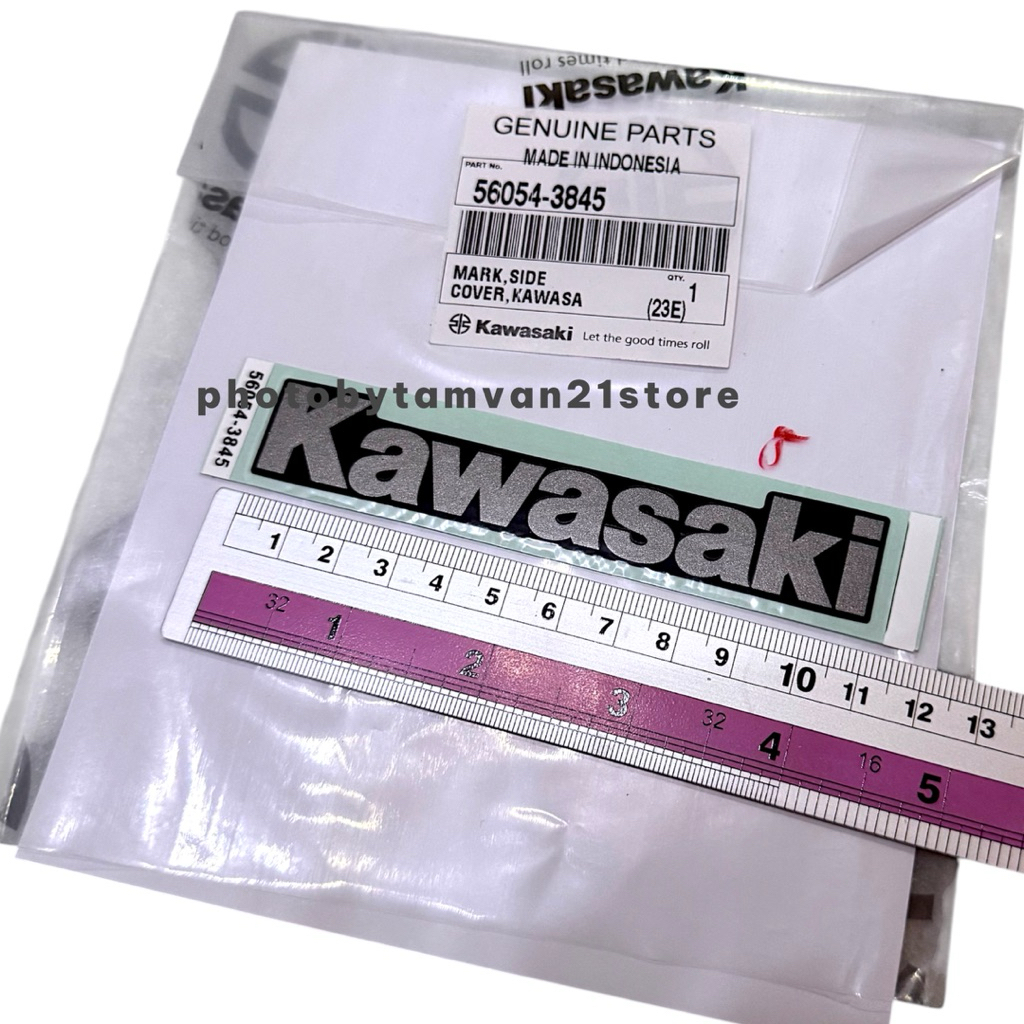 STICKER BODY SAMPING KLX 150 KLX 250 DTRACKER ORIGINAL KAWASAKI 56054-3845