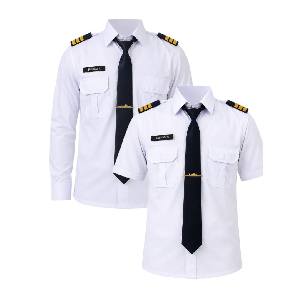 KEMEJA PELAYARAN/SERAGAM PELAYARAN/HEM PELAYARAN/PDH PELAYARAN/KEMEJA