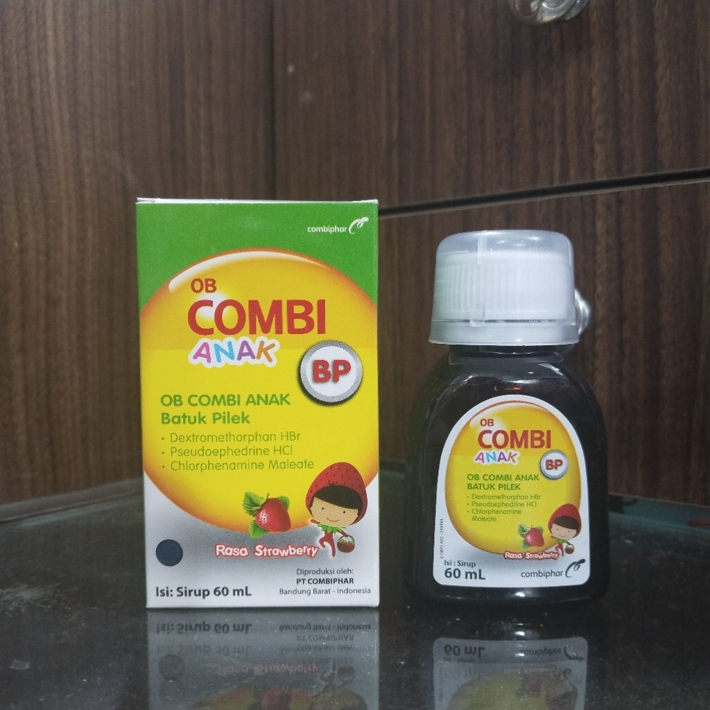 OB COMBI ANAK 60ML STRAWBERRY - BATUK PILEK