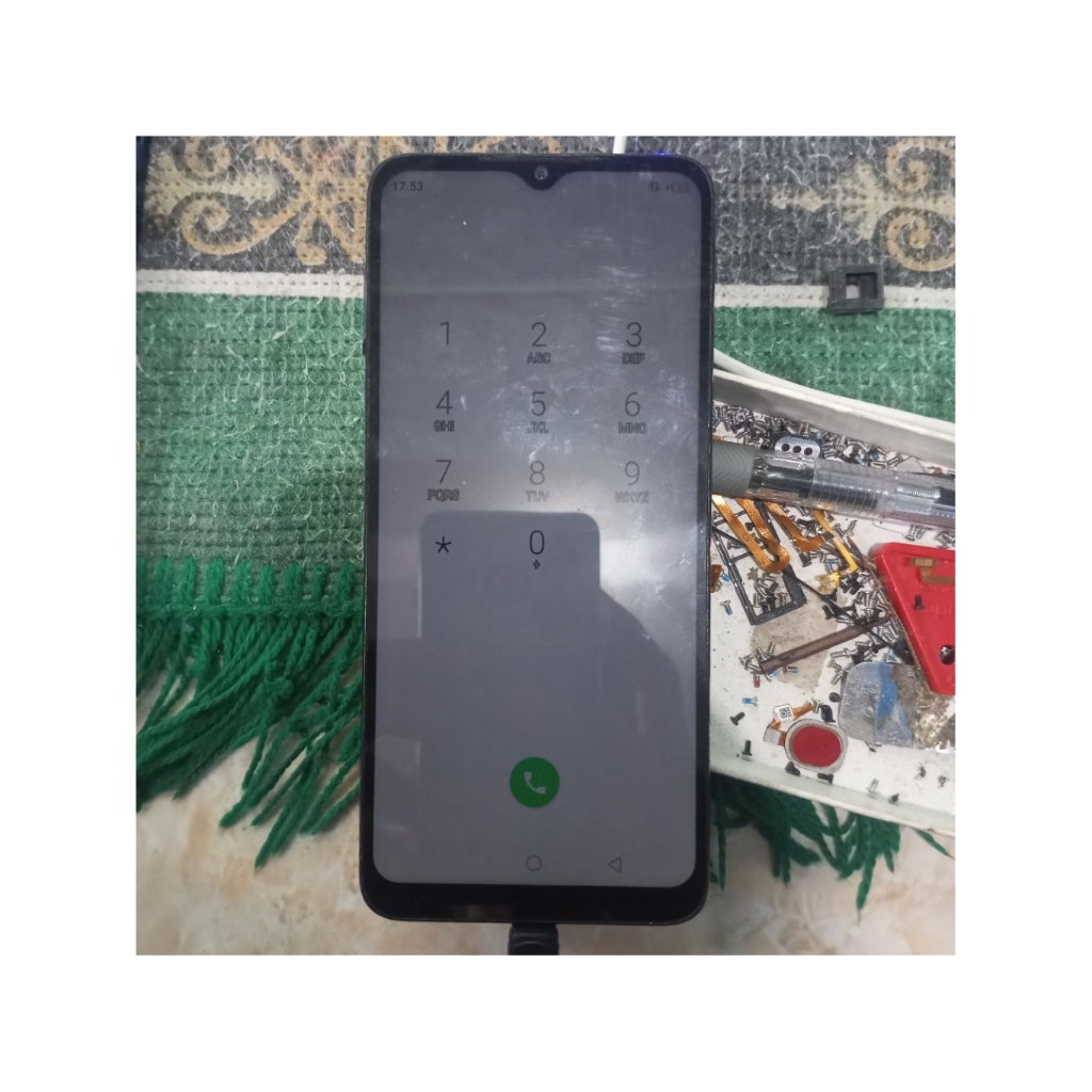 LCD TOUCHCREEN SATU SET INFINIX SMART 6 HD MULUS FUNGSI NORMAL SENTUHAN AMAN NO MINUS ASLI ORIGINAL 