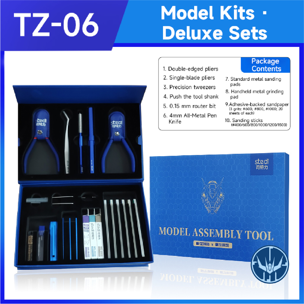 STEDI Deluxe Set Tools untuk Pemula Set  - Tools Gunpla Mokit