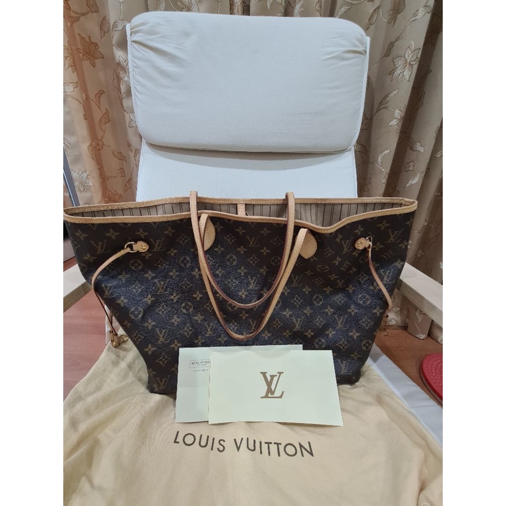 TAS LV NEVERFULL GM MONOGRAM ORI preloved (M40157)