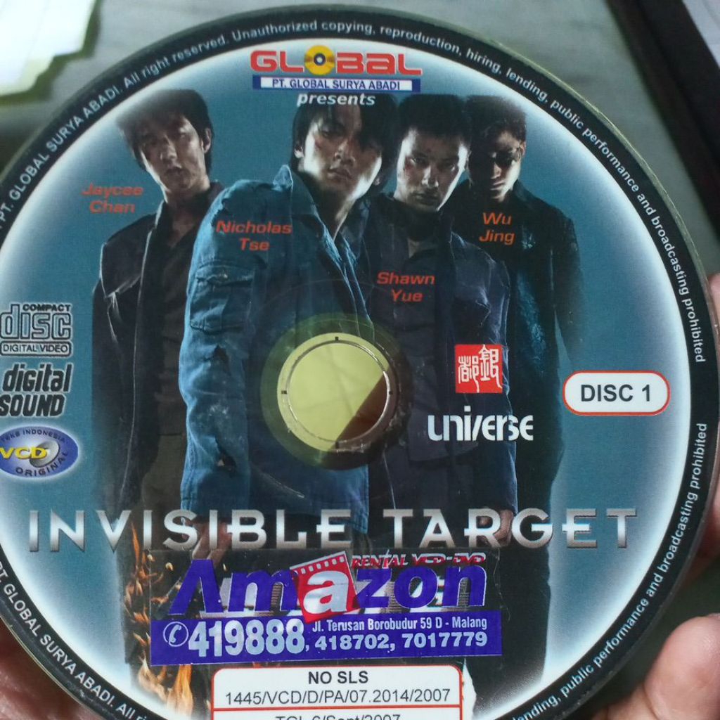Obral vcd mandarin bekas banyak judul (2MT)
