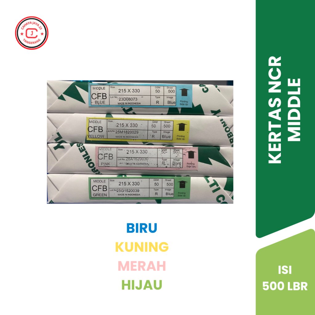 Kertas NCR Middle Color Multicopy