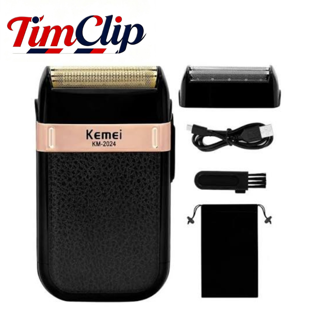 KEMEI KM-2024 SHAVER WATERPROOF ALAT MESIN CUKUR JENGGOT KEMEI KM 2024