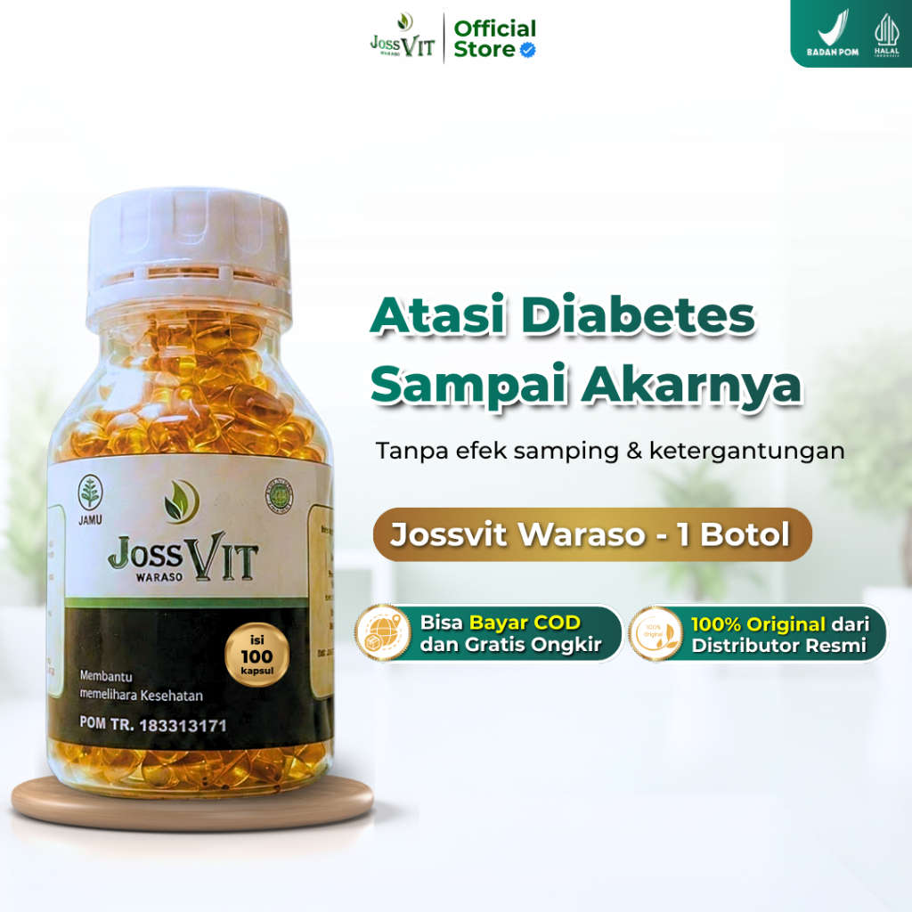Joss VIT Herbal Original - Herbal Diabetes Penurun Gula Darah - Kapsul