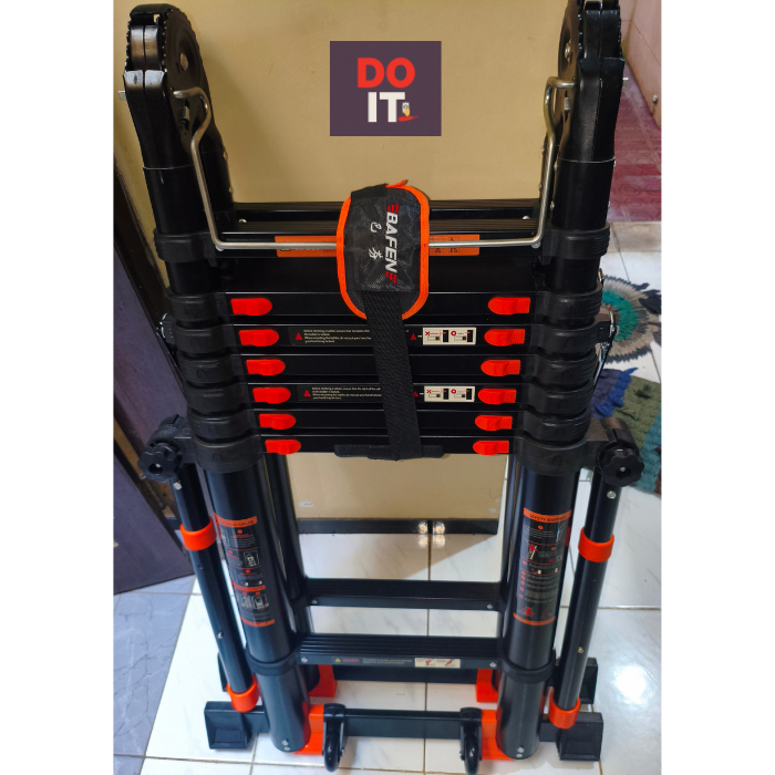Tangga Teleskopik Bafen Tangga Telescopic Bafen Tangga Lipat Multi Fungsi double 3,3m