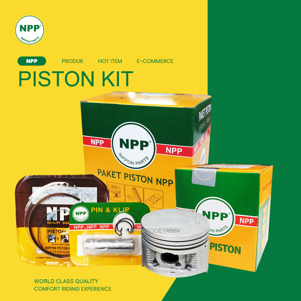 011-KVB-NPP Piston Kit Honda Vario 110 Carbu, Vario Techno 110 NPP PART