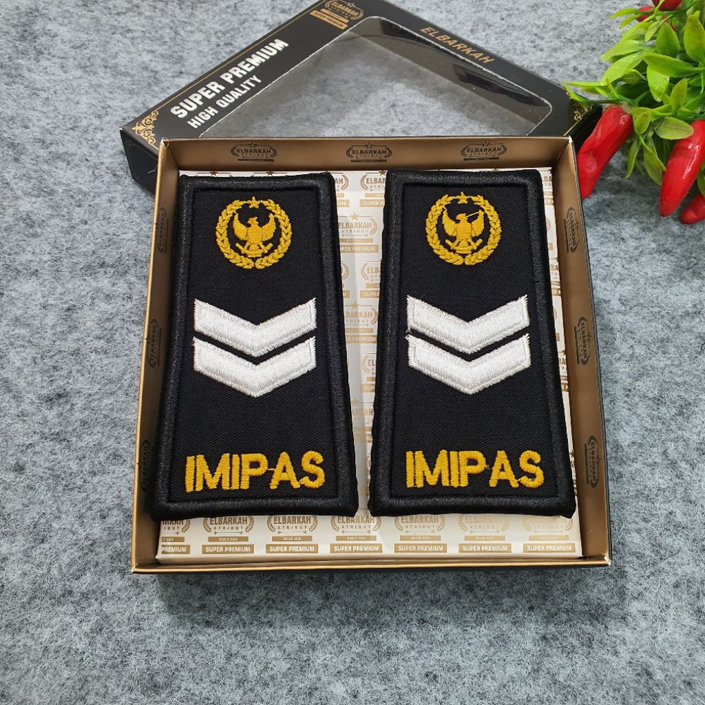 PANGKAT PDH IMIPAS 2B FULL BORDIR TIMBUL TERBARU ATRIBUT KEMENIMIPAS / LAPAS / IMIGRASI / POLUSPAS /
