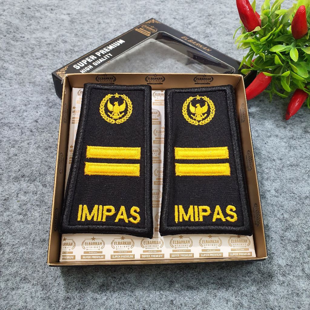 PANGKAT PDH IMIPAS 3B FULL BORDIR TIMBUL TERBARU ATRIBUT KEMENIMIPAS / LAPAS / IMIGRASI / POLUSPAS /