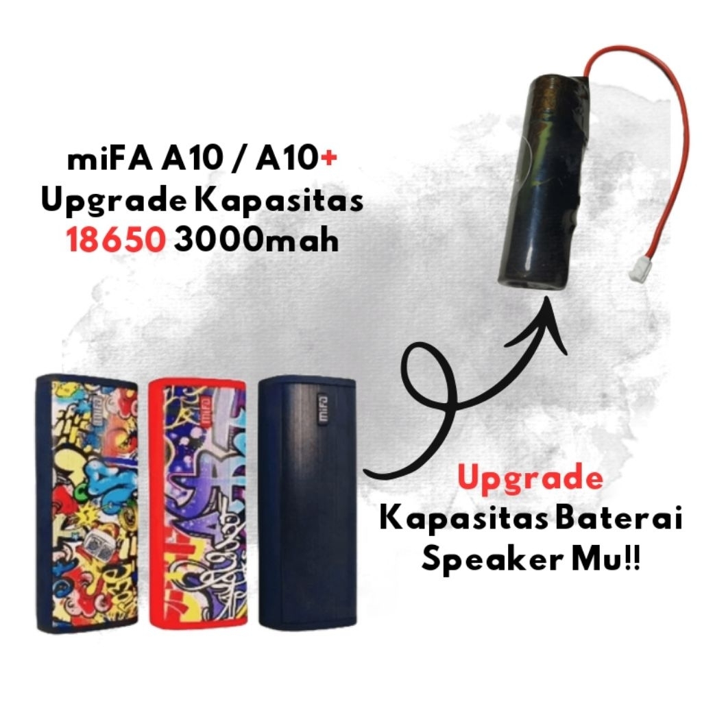 Baterai MIFA A10/A10+ Plus 3,7v Kapasitas 3000mah
