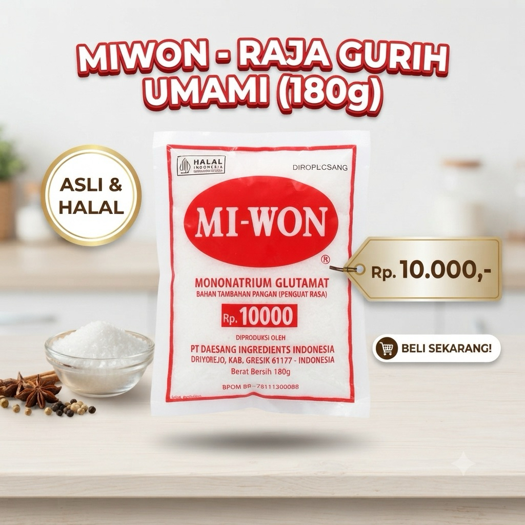 MIWON 180 GR - MICIN MIWON - PENYEDAP UMAMI