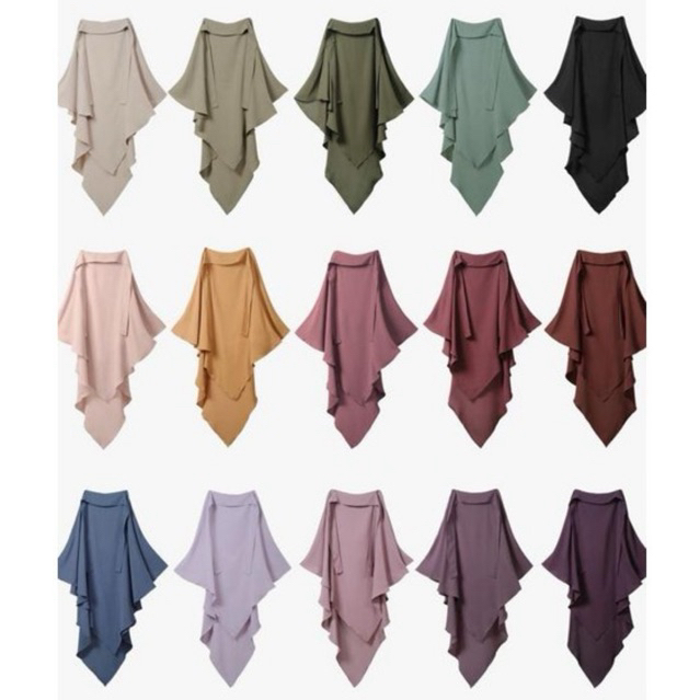 FK French Khimar Huda Elmadina Abaya Mazen Anti Uv