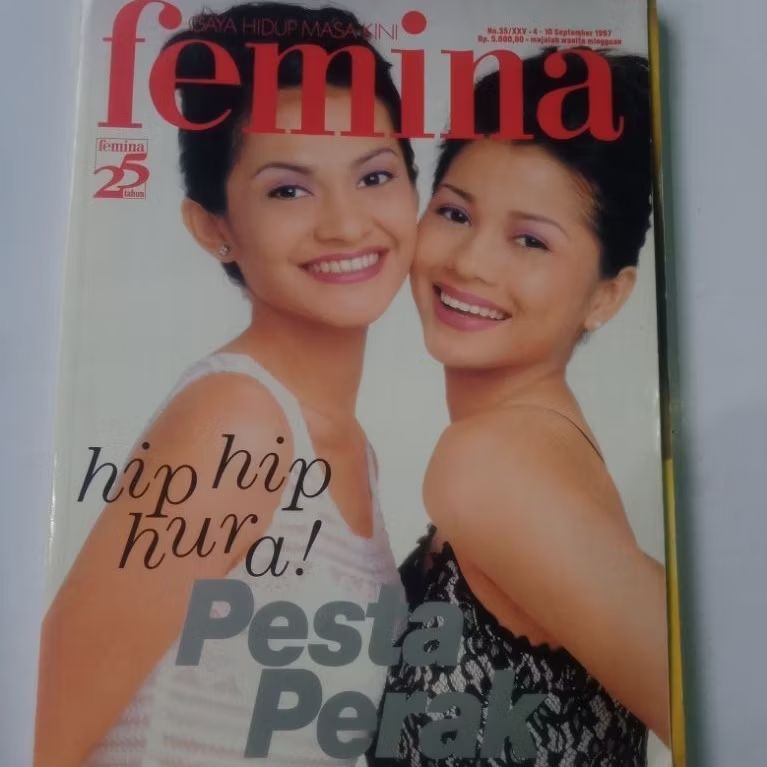 Majalah Femina No 35 Edisi September 1997 Cover Cut Tari & Jihan Fahira