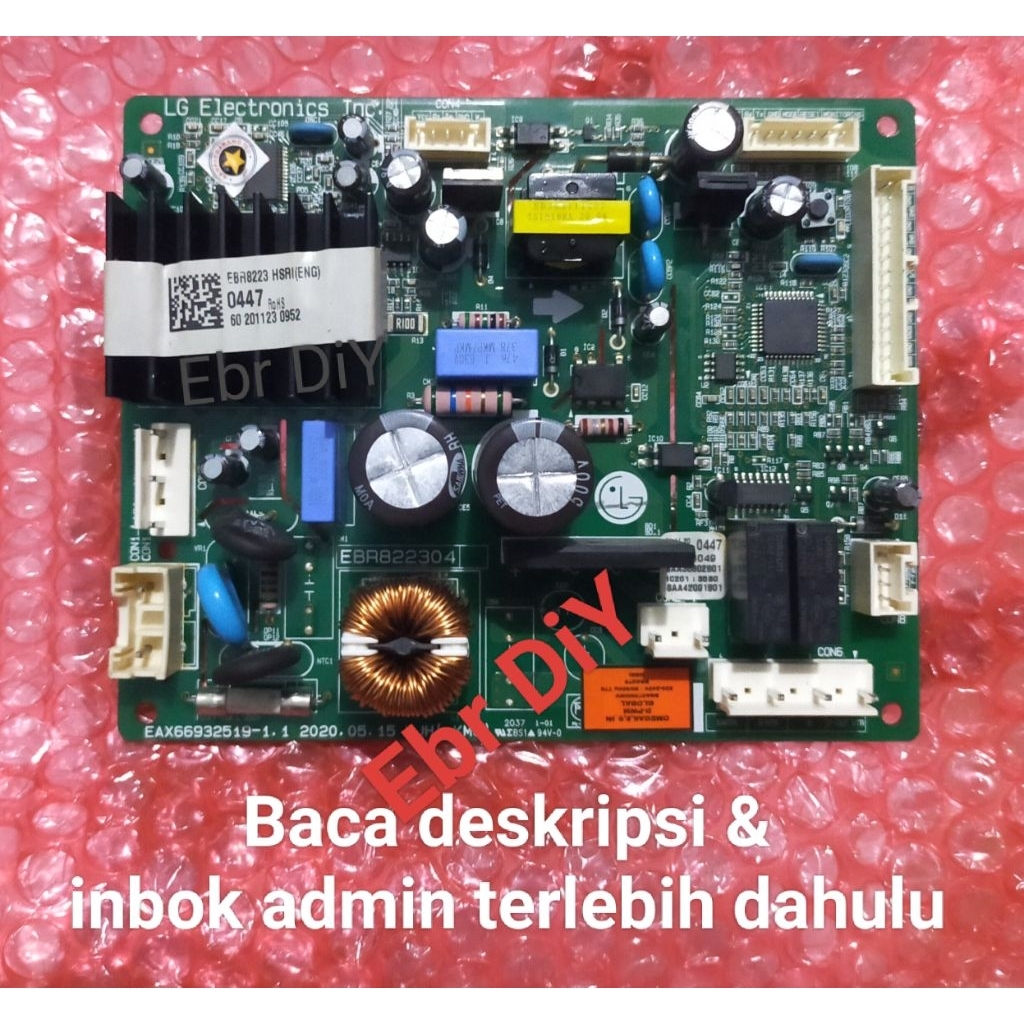 0447  Ebr822304  Modul kulkas lg 2 pintu inverter  Modul kulkas lg 2 pintu  Modul kulkas lg  Ebr8223