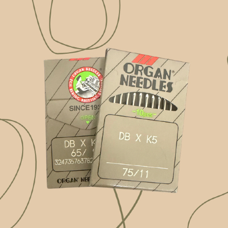 Jarum Bordir Organ DB x K5 No 9&11 (Per 1 bungkus isi 10 jarum)