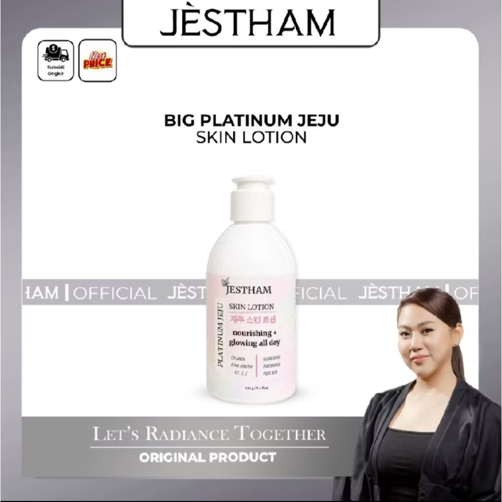 Jestham - Skin Lotion Platinum Jeji Nourishing All Day With Centella Asiation Extract
