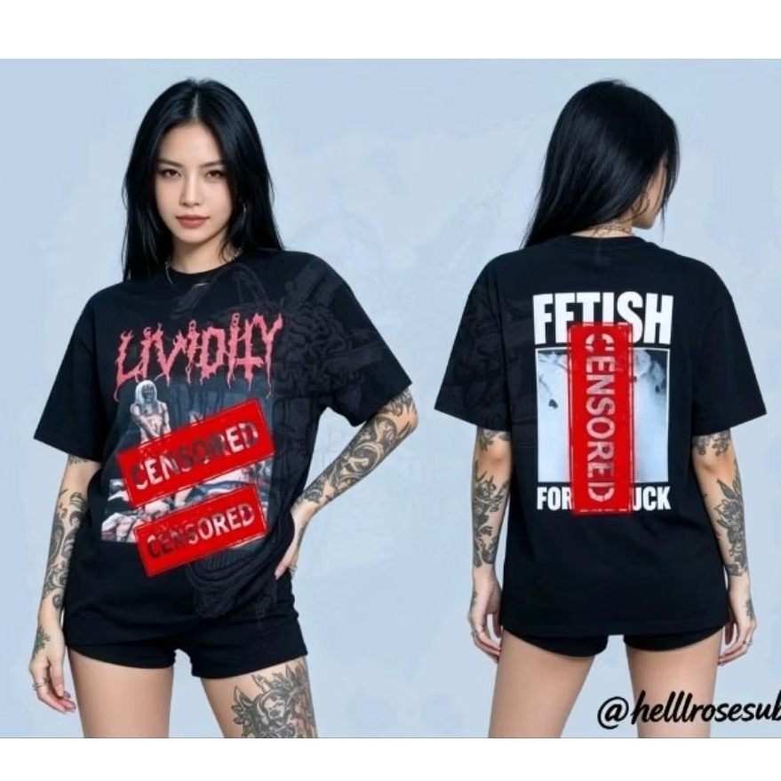 TSHIRT - LIVIDITY - Fetish For The Sick - tshirt band metal original