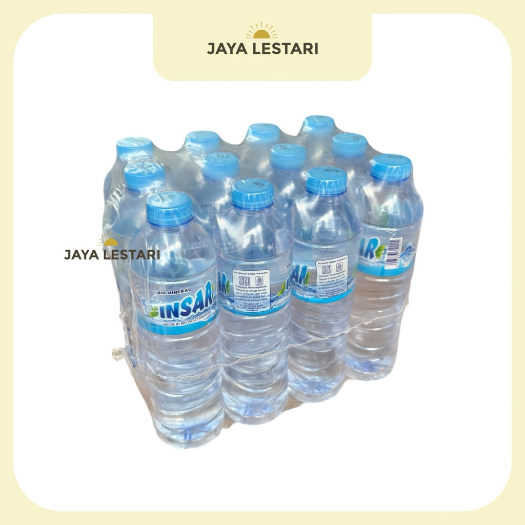 (Karton) Insar Air Mineral 600ml Karton (Isi 12 Pcs/Karton) (12x600ml)