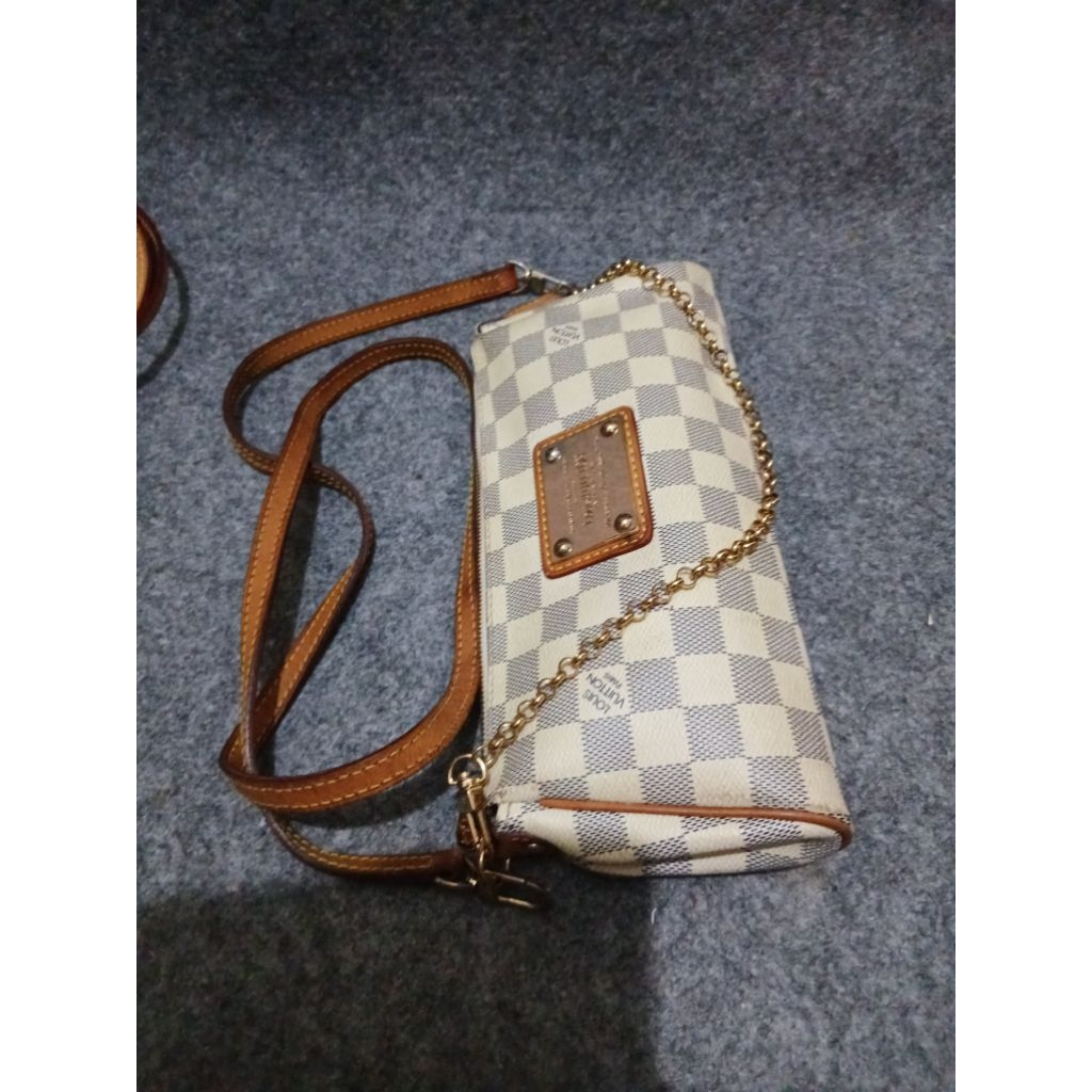 LV Eva Pochette Azur 2007 Preloved