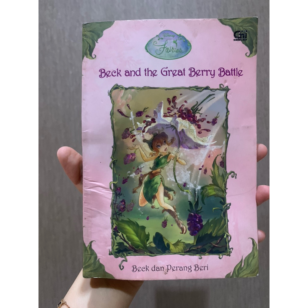 Buku Cerita Novel Disney Fairies Beck and The Great Berry Battle Beck dan Perang Berry
