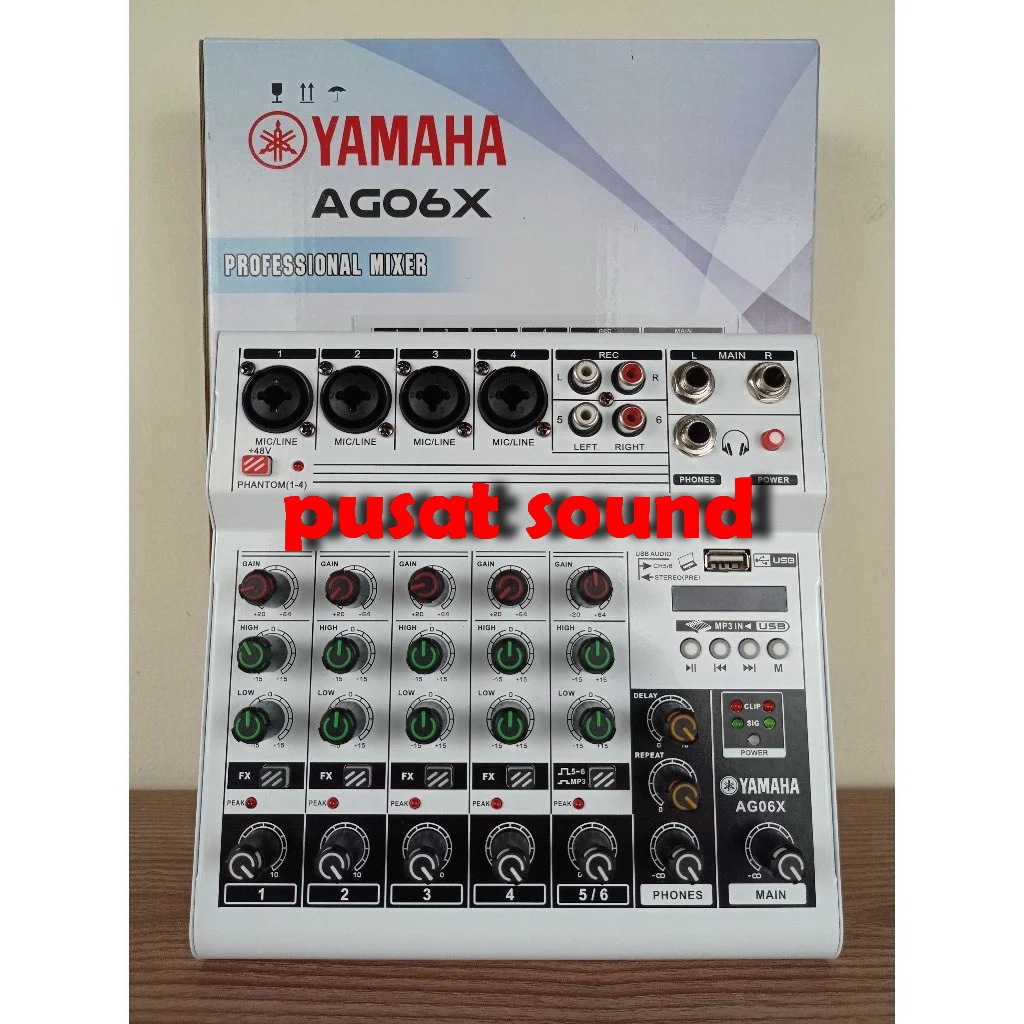 Mixer  Yamaha Ag06x /Audio Mixer 6 Channel Ag 06 X