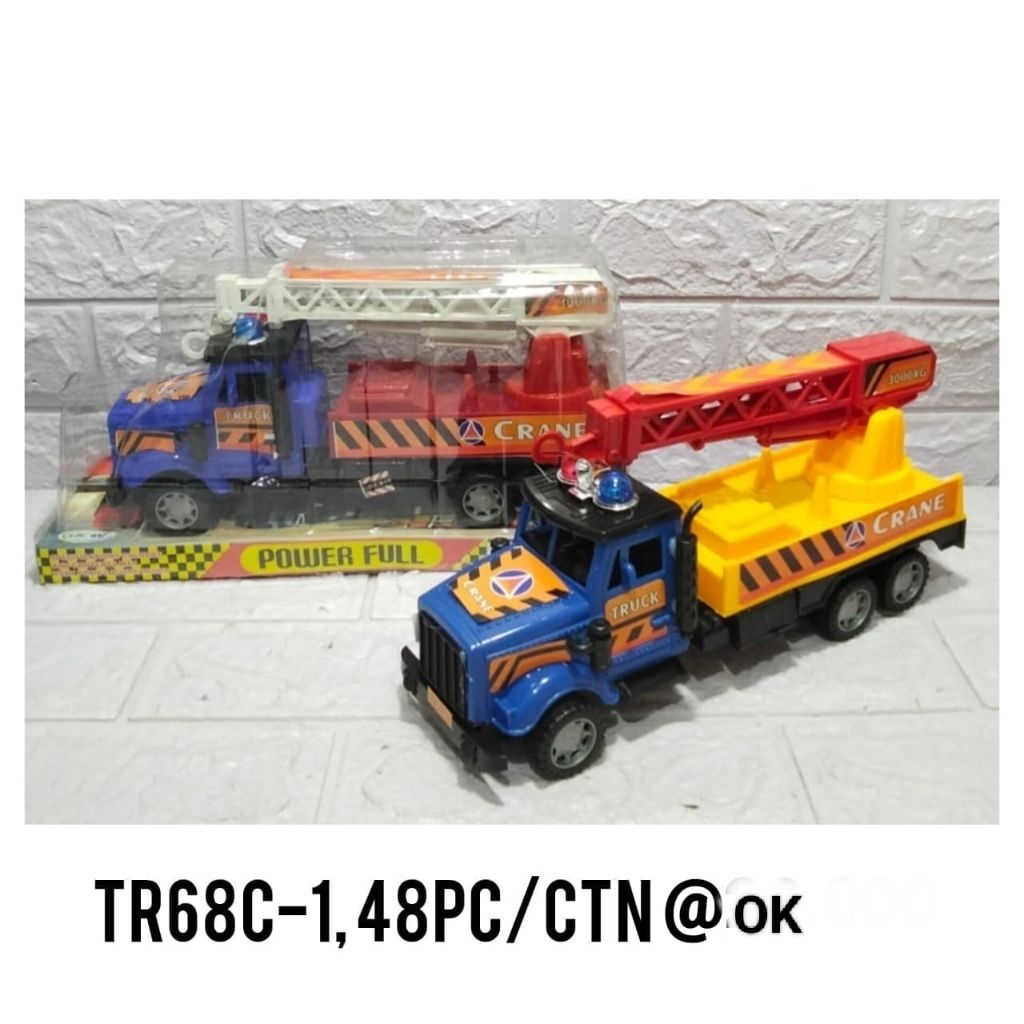 GAMA TOYS - MAINAN MOBIL TRUK CRANE / DEREKAN ANAK TR68C-1