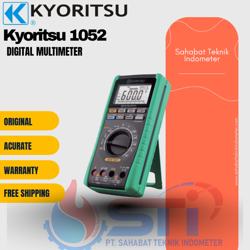 jual Kyoritsu KEW 1052 Digital Multimeter Original Kyoritsu