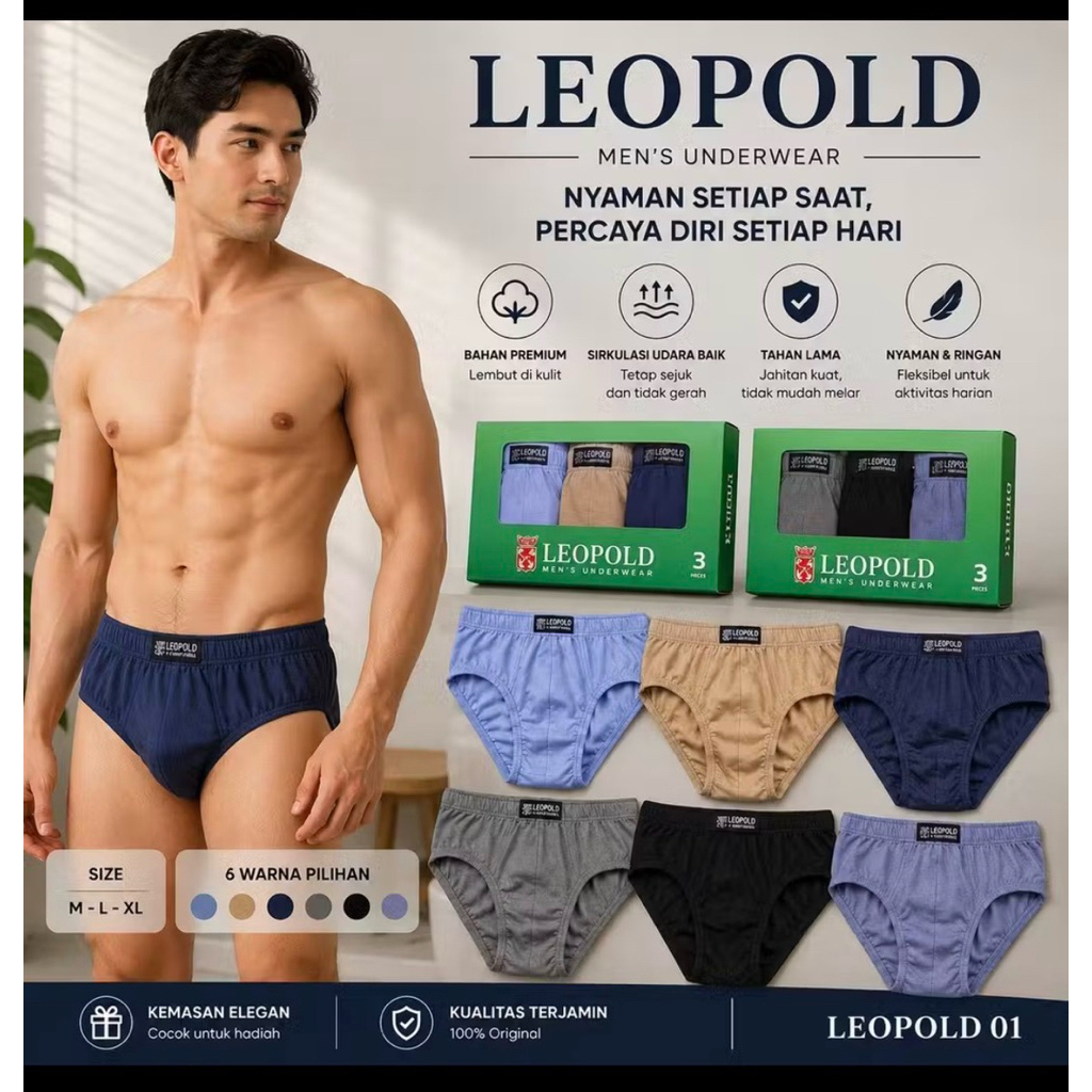 CD LEOPOLD 01 Isi 3 Pcs / Pck