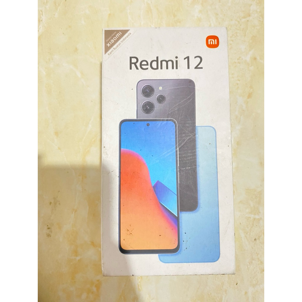 Box / Kotak Redmi 12 Ram 8/256 Original Copotan/ Ori Bawaan Hp
