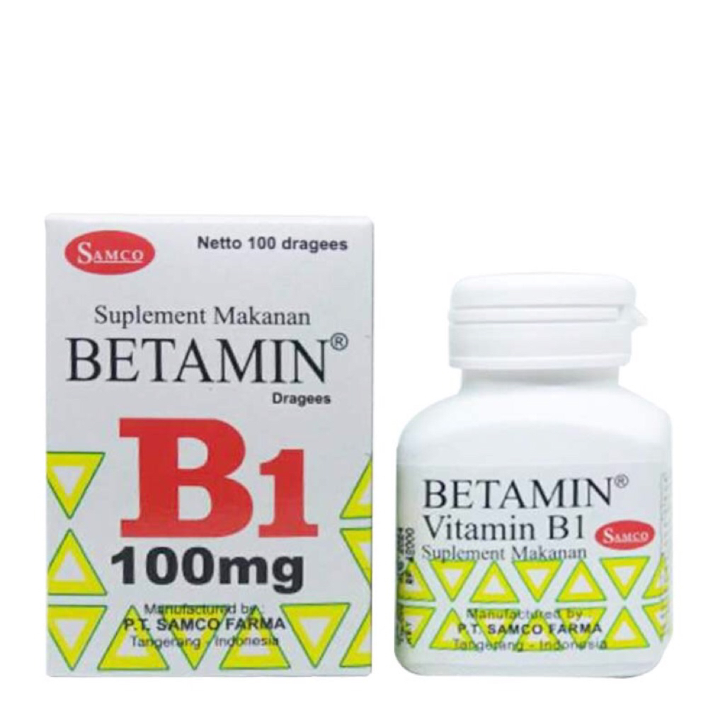 Betamin Vitamin B1 100mg Isi 100 Kaplet