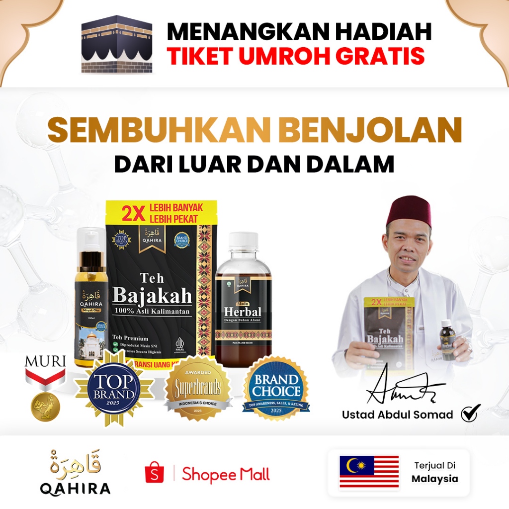 Qahira Bantu Atasi  Benjolan Dengan Kandungan Herbal Premium Sudah BPOM Dan Original