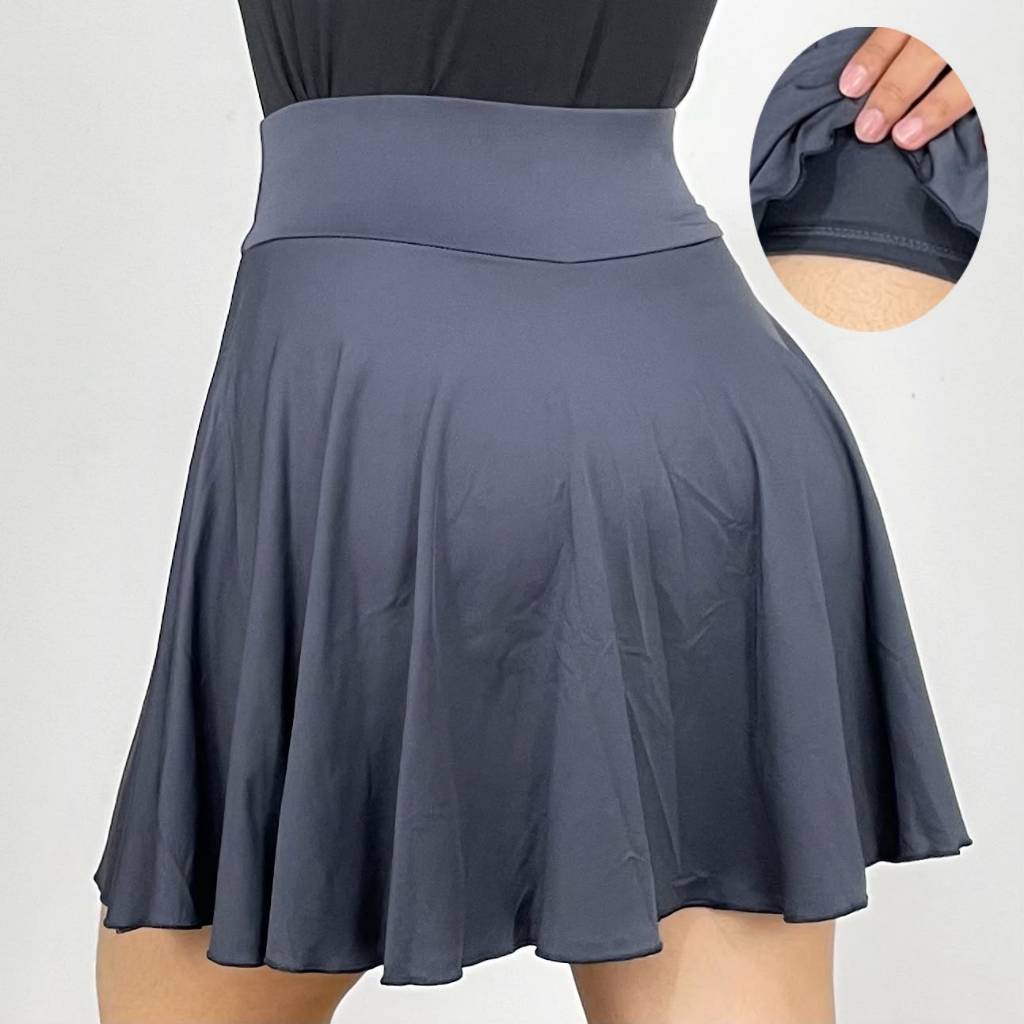 KADENS Rok Olahraga Wanita Double Inner / Rok Mini Belly Dance / Rok Mini Skirt Sport Jogging Renang